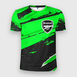 Футболка спортивная мужская Arsenal sport green, цвет: 3D-принт