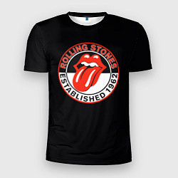 Футболка спортивная мужская Rolling Stones Established 1962 group, цвет: 3D-принт