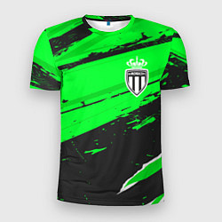Футболка спортивная мужская Monaco sport green, цвет: 3D-принт