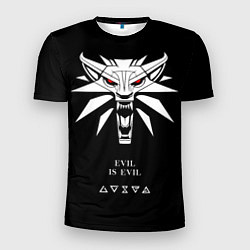 Мужская спорт-футболка Evil is evil