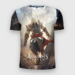 Мужская спорт-футболка Assassins creed старинный город