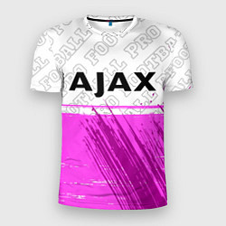 Футболка спортивная мужская Ajax pro football посередине, цвет: 3D-принт