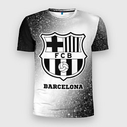 Мужская спорт-футболка Barcelona sport на светлом фоне
