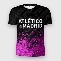 Мужская спорт-футболка Atletico Madrid pro football посередине