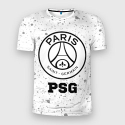 Мужская спорт-футболка PSG sport на светлом фоне