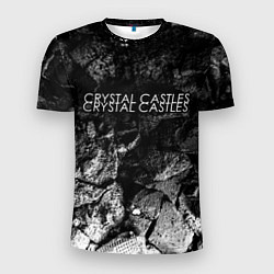Мужская спорт-футболка Crystal Castles black graphite
