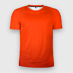 Футболка спортивная мужская Пылкий красно-оранжевый градиент, цвет: 3D-принт