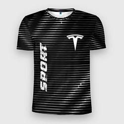 Футболка спортивная мужская Tesla sport metal, цвет: 3D-принт
