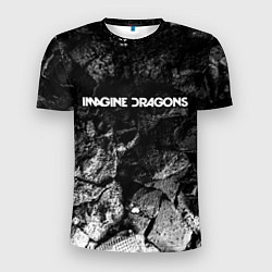 Футболка спортивная мужская Imagine Dragons black graphite, цвет: 3D-принт