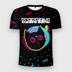 Мужская спорт-футболка Scorpions - rock star cat