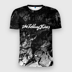 Мужская спорт-футболка Rolling Stones black graphite