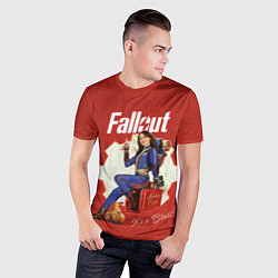 Футболка спортивная мужская Fallout - Lucy, цвет: 3D-принт — фото 2