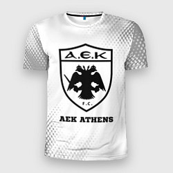 Футболка спортивная мужская AEK Athens sport на светлом фоне, цвет: 3D-принт