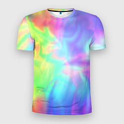 Мужская спорт-футболка Яркий тай-дай абстракция