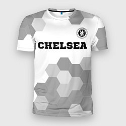 Мужская спорт-футболка Chelsea sport на светлом фоне посередине