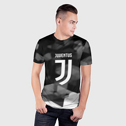 Футболка спортивная мужская Juventus geometry fc, цвет: 3D-принт — фото 2