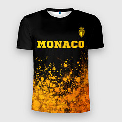 Футболка спортивная мужская Monaco - gold gradient посередине, цвет: 3D-принт