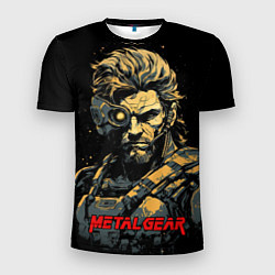 Мужская спорт-футболка Веном Снейк Metal gear game