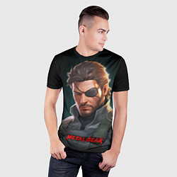 Футболка спортивная мужская Веном Снейк из игры Metal gear, цвет: 3D-принт — фото 2