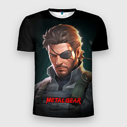 Мужская спорт-футболка Веном Снейк из игры Metal gear