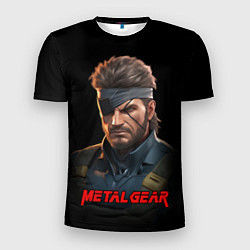 Мужская спорт-футболка Веном Снейк из игры Metal gear