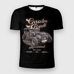 Футболка спортивная мужская Традиционный хотрод в стиле rat, цвет: 3D-принт
