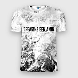 Мужская спорт-футболка Breaking Benjamin white graphite