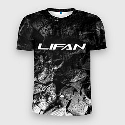 Футболка спортивная мужская Lifan black graphite, цвет: 3D-принт