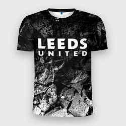 Мужская спорт-футболка Leeds United black graphite