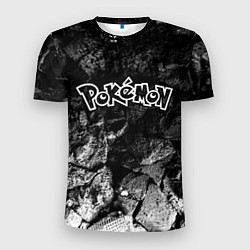 Футболка спортивная мужская Pokemon black graphite, цвет: 3D-принт