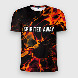 Мужская спорт-футболка Spirited Away red lava