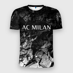 Мужская спорт-футболка AC Milan black graphite