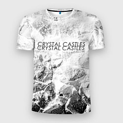 Мужская спорт-футболка Crystal Castles white graphite