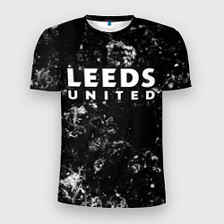 Мужская спорт-футболка Leeds United black ice