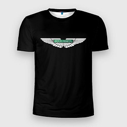 Мужская спорт-футболка Aston Martin logo