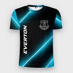 Футболка спортивная мужская Everton неоновые лампы, цвет: 3D-принт