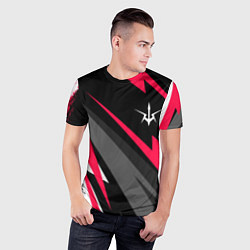 Футболка спортивная мужская Code Geass electro lines, цвет: 3D-принт — фото 2