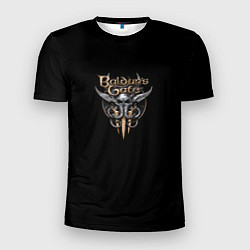 Мужская спорт-футболка Baldurs gate logo