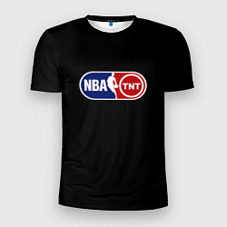 Футболка спортивная мужская NBA logo tnt, цвет: 3D-принт