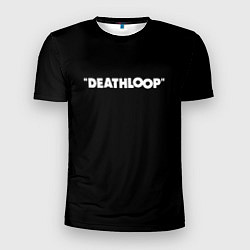 Мужская спорт-футболка Deathloop logo
