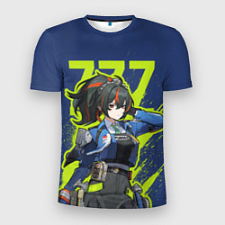 Мужская спорт-футболка Zhu Yuan - Zenless Zone Zero