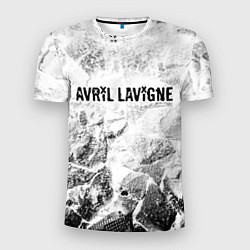 Мужская спорт-футболка Avril Lavigne white graphite