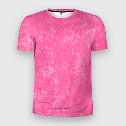 Мужская спорт-футболка Pink bleached splashes
