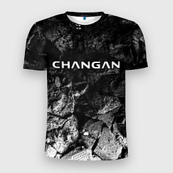 Мужская спорт-футболка Changan black graphite