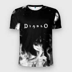 Мужская спорт-футболка Diablo fire black