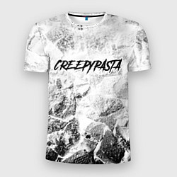Мужская спорт-футболка CreepyPasta white graphite