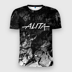 Мужская спорт-футболка Alita black graphite