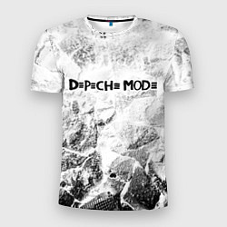 Мужская спорт-футболка Depeche Mode white graphite