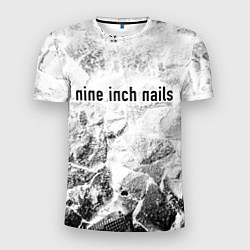 Мужская спорт-футболка Nine Inch Nails white graphite