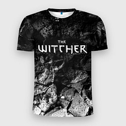 Мужская спорт-футболка The Witcher black graphite